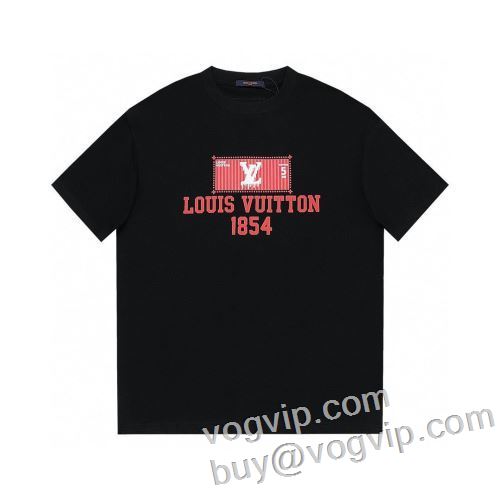 2024最安値お得 半袖Tシャツコピー ブランド ルイ ヴィトン LOUIS VUITTON バリエーションに富む 2色可選 定番のアイテム