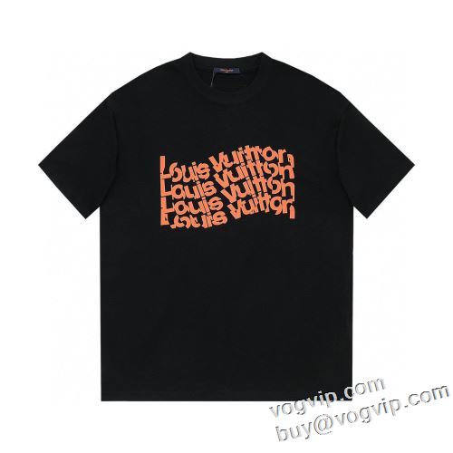 2024年モデル入荷 ルイ ヴィトン LOUIS VUITTONスーパーコピー 人気激売れ 半袖Tシャツ カラーラインナップ 2色可選