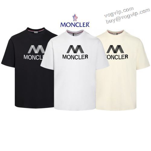 モンクレール MONCLER偽物ブランド 2024年モデル入荷 半袖Tシャツ 3色可選 大人気再登場