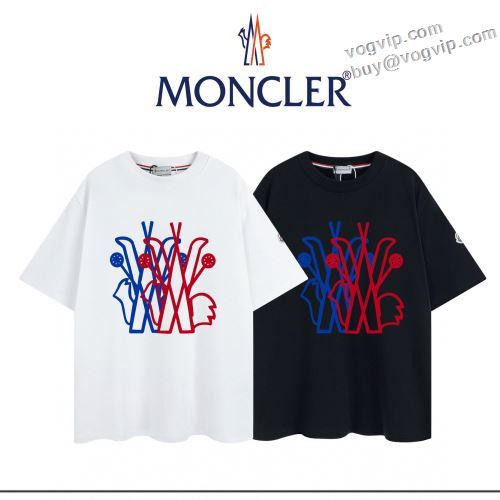 肌触りのいい 2024最新入荷 半袖Tシャツ 2色可選 モンクレールスーパーコピー 激安 MONCLER 有名人の愛用品