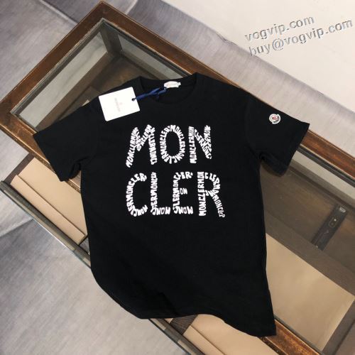 個性派 コピー商品 2024新作品 モンクレール MONCLER 品質保証大人気 半袖Tシャツ 2色可選