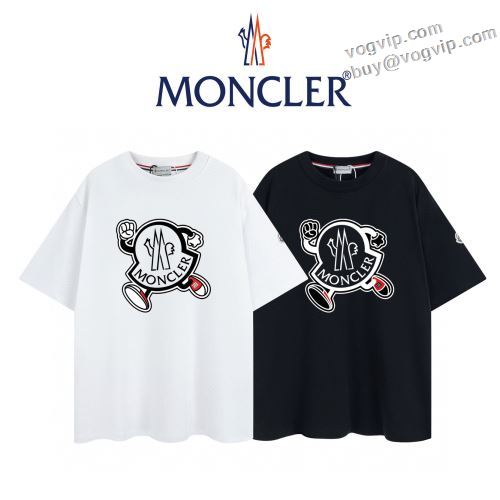 絶対オススメ? 業界高品質スーパーコピー 2024新款 モンクレール MONCLER 半袖Tシャツ 2色可選 超人気専門店