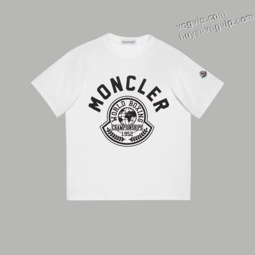 2024春夏季新作 モンクレール MONCLER 芸能人に愛用者続出 半袖Tシャツ 優しいフィット感 2色可選 コピー ブランド