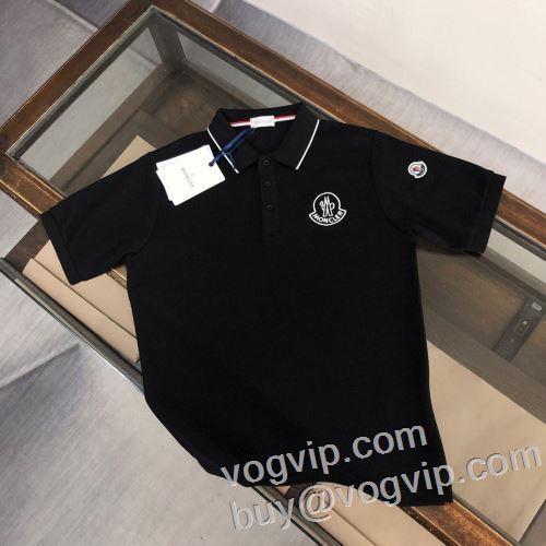 2024品質保証新作 モンクレールスーパーコピー 激安 MONCLER 快適な着心地 半袖ポロシャツ 2色可選 人気 ランキング