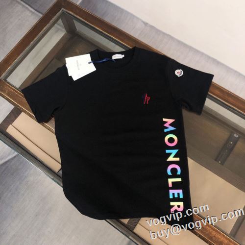 高品質 人気 モンクレール MONCLER スーパーコピー n級品 半袖Tシャツ 2色可選 通気性に優れた 2024爆買い定番人気