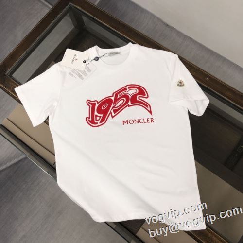豊富なサイズ 半袖Tシャツ スーパーコピー 激安通販サイト モンクレール MONCLER 2024 2色可選 優しいフィット感
