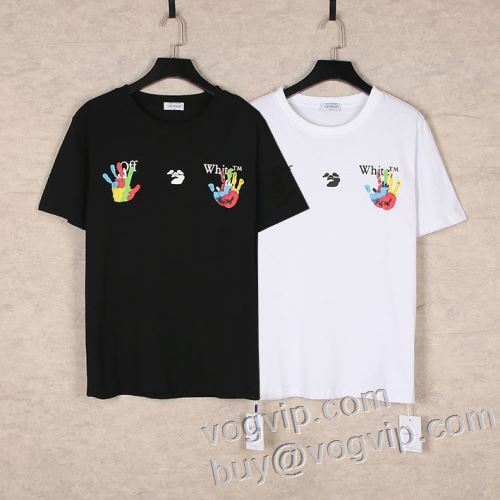 高級感溢れるデザイン 2024最新入荷 オフホワイト OFF-WHITE スーパーコピー 流行に関係なく長年愛用できる 半袖Tシャツ 2色可選