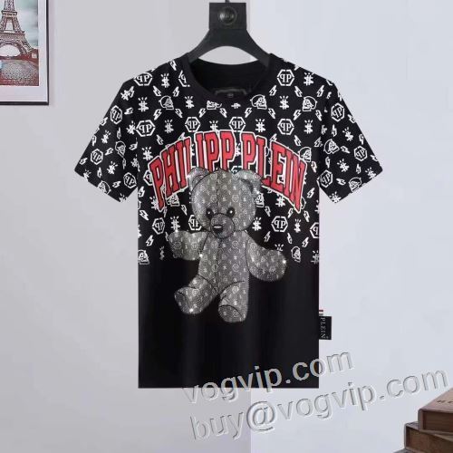 著名人の着用 最高品質のブランドコピー専門店 半袖Tシャツ 2色可選 フィリッププレイン PHILIPP PLEIN 2024 着心地が良いです