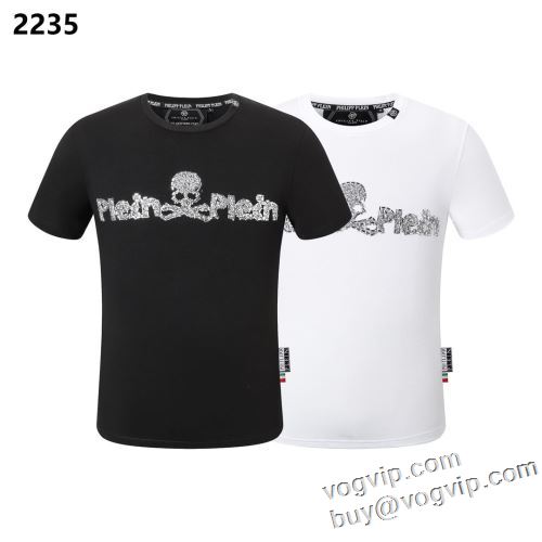 魅力ファッション 半袖Tシャツ 2色可選フィリッププレイン PHILIPP PLEINコピー ブランド 2024年モデル入荷 カッコいい印象を付ける