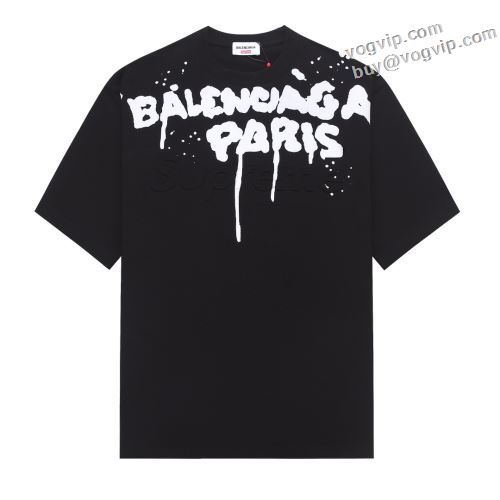 人気激売れ Balenciaga x Supreme Tee 自然な肌触り 2024春夏 シュプリーム 半袖Tシャツ