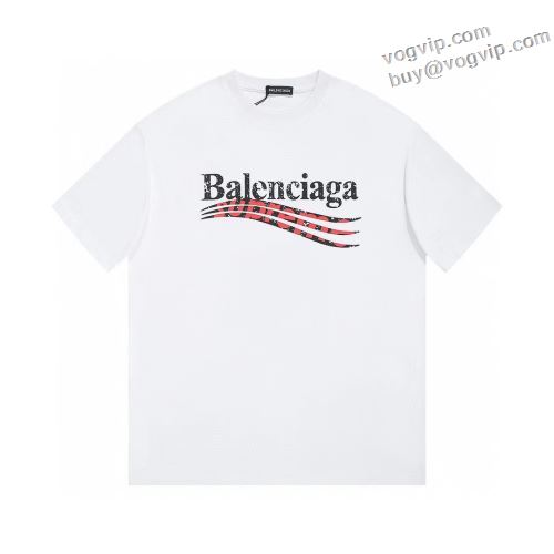 シュプリーム 大人のおしゃれに 半袖Tシャツ クールビズ 2024新作品 Balenciaga x Supreme TEE