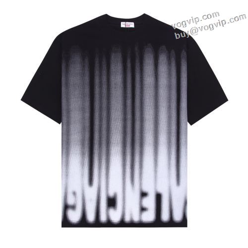 高級感演出 BALENCIAGA x Supreme TEE お洒落に魅せる 2024春夏 シュプリーム 半袖Tシャツ