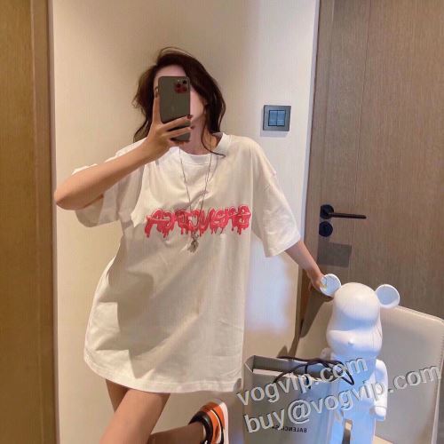 BALENCIAGA偽物ブランド 海外セレブ愛用 2024年モデル入荷 バレンシアガ レディース 半袖Tシャツ 大人気ブランド 3色可選
