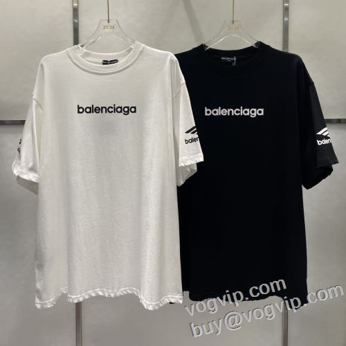 極上の着心地 バレンシアガ レディース 2024年モデル入荷 半袖Tシャツ 2色可選 BALENCIAGAブランドスーパーコピー