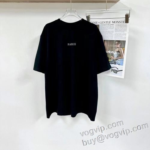 2024最新入荷 バレンシアガ BALENCIAGAブランドコピー さらっと快適な肌ざわりが魅力です? レディース 半袖Tシャツ 2色可選 サイズ豊富