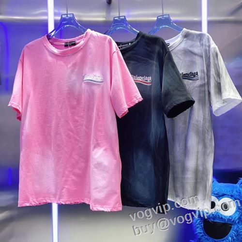 ブランド コピー 販売 大好評 2024新款 バレンシアガ BALENCIAGA レディース 半袖Tシャツ 汗を吸ってすぐ乾き 3色可選