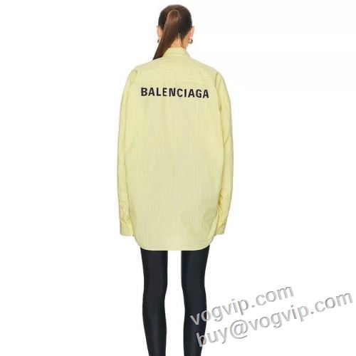 大人キレイに仕立てる 2024 バレンシアガ BALENCIAGA レディース 長袖シャツ ブランド 偽物 通販 通気性に優れた