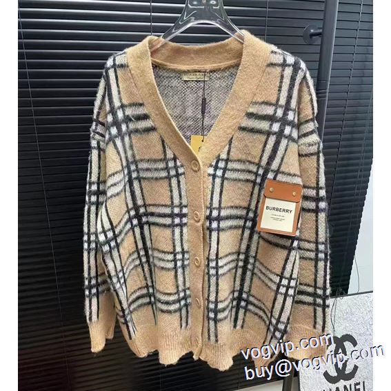 抜群な楽チン感ある大定番 バーバリー BURBERRYコピー レディース ニット セーター 2024HOT大得価