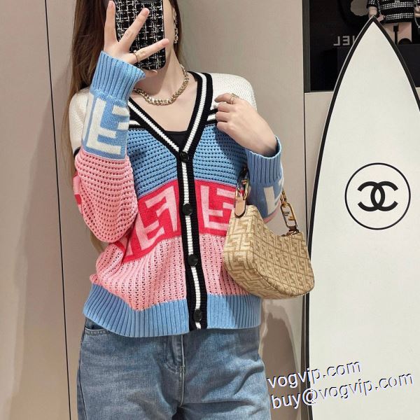 最高N級ブランドコピー 秋のお出かけに最適 フェンディ FENDI レディース ニット セーター 2024激安大特価格安