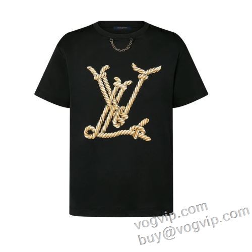 2024お得格安 レディース 半袖Tシャツ ブランド コピー 2色可選 ルイ ヴィトン LOUIS VUITTON 魅力的