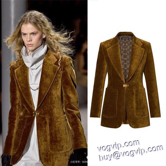 人目を惹くデザイン ルイ ヴィトン LOUIS VUITTON 2024特別価格！ レディース ダブルスーツ コート VOGブランドスーパーコピー