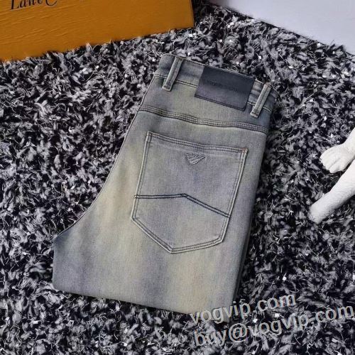 人気新品★超特価★ 2024夏季 ブランドコピー アルマーニ ARMANI ハイグレードジーンズ ジーンズ