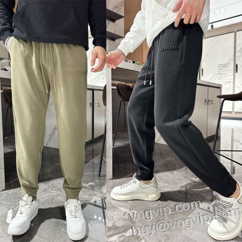 バーバリー BURBERRY 2024新作登場 お洒落な存在感 ブランドコピー スエットパンツ 2色可選