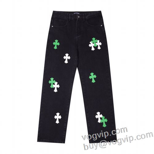 クロムハーツ偽物ブランド 2024新作品 もっとも高い人気を誇る  CHROME HEARTS ジーンズ