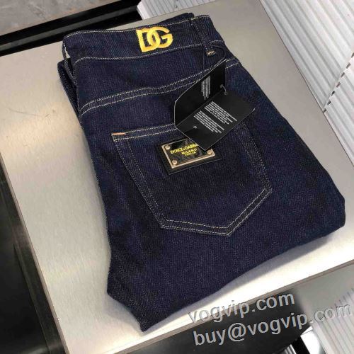 Dolce&Gabbana ブランド服 コピー ジーンズ 2024春夏季超人気 ドルチェ＆ガッバーナ 大人キレイに仕立てる