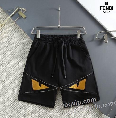 超激得品質保証 フェンディ FENDIブランド 偽物 通販 2024春夏季超人気 ショートパンツ ビーチパンツ 2色可選