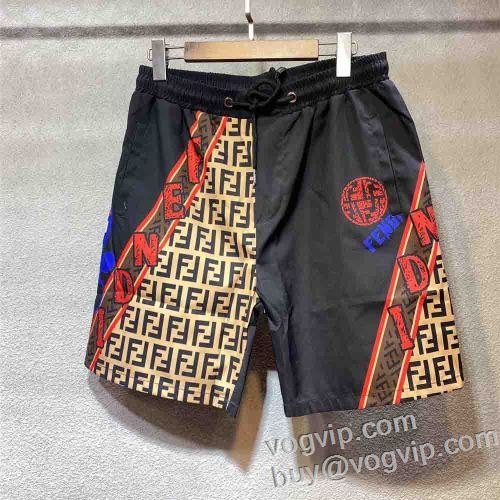 値下げ！ フェンディ FENDI 2024新作品 ショートパンツ ビーチパンツ 最高N級ブランドコピー