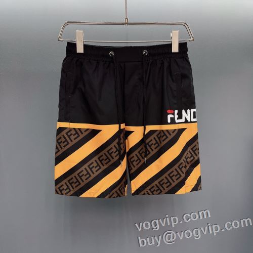 めちゃくちゃお得 ブランド コピー 販売 フェンディ FENDI 2024新作品 ショートパンツ ビーチパンツ