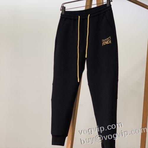 ◆モデル愛用◆ フェンディコピー ブランド FENDI 2024夏季 スポーツパンツ チノパン
