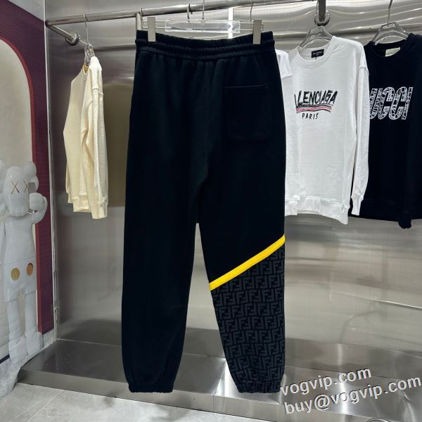 フェンディ VOGブランドコピースエットパンツ 程よい丈感  2024海外販売 優しい色合い