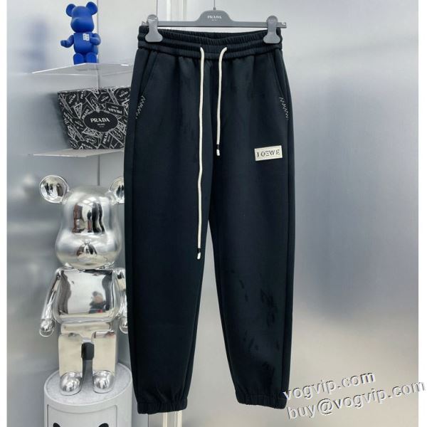 スエットパンツ 最高のリラックス感 耐久性のある ロエベ コピー商品 2024超激得品質保証