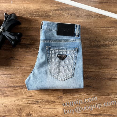 今一番HOTな新品 プラダ PRADA 2024超人気新品 ジーンズ ブランド コピー