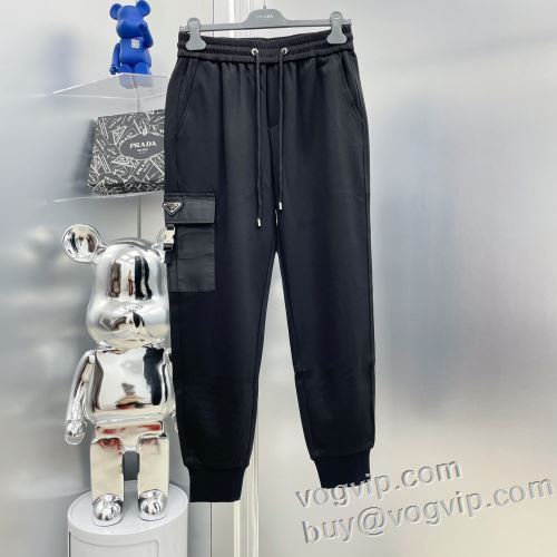 高評価の人気品 プラダ PRADA 2024最高品質 ブランドコピー スエットパンツ