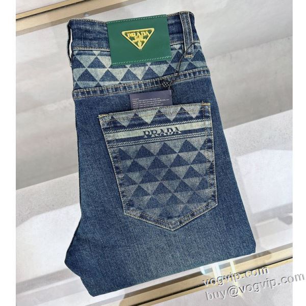 プラダ 最高品質のブランドコピー専門店 2024定番人気 ファション性の高い 人気メンズデニム ジーンズ