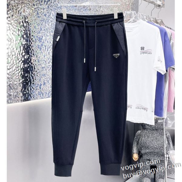 スエットパンツ 着回しOK プラダ スーパーコピー 2024抗衝撃 ファション性の高い
