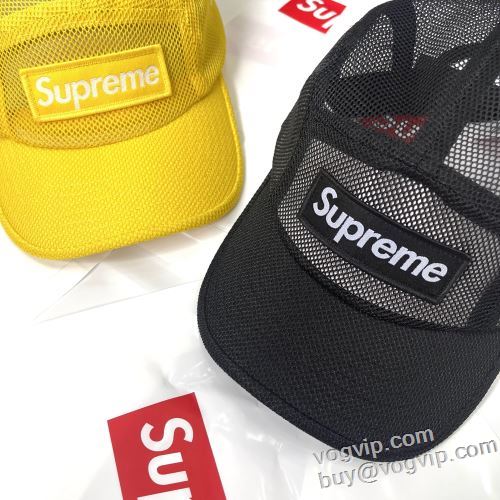 シュプリームブランド コピー 人気新品★超特価★ 2024新款 SUPREME メッシュキャップ キャップ 2色可選 人気専門店