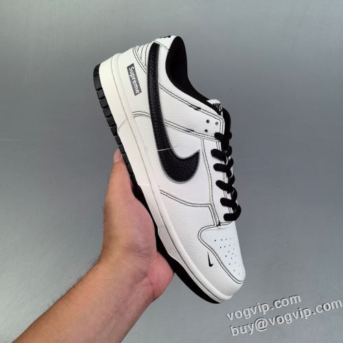 一番人気の新作はこれ シュプリーム コピー 定番スニーカー 格安 メンズ Supreme x N1ke Dunk SB Low スニーカー フラットシューズ 2色可選