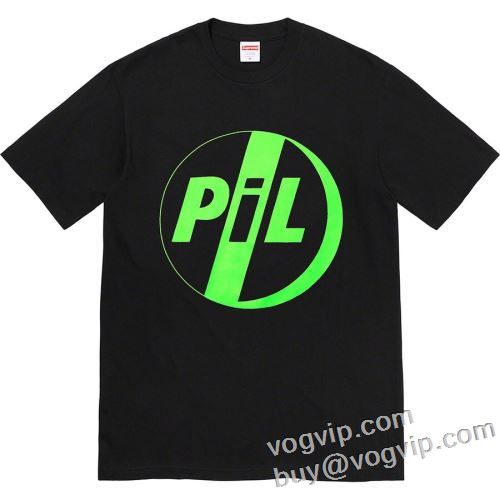 2024春夏 当店ランキング1位常連 シュプリーム Supreme PiL Tee 半袖Tシャツ 流行に関係なく長年愛用できる 3色可選