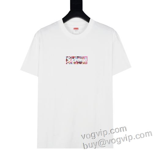 2024春夏季超人気 シュプリームブランド コピー 流通限定モデル SUPREME Relief Box Logo Tee 半袖Tシャツ 吸汗性に優れ