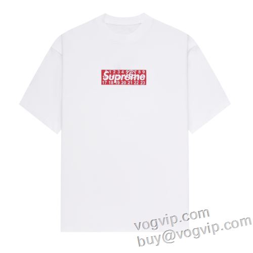 人気商品登場 スーパーコピー 優良サイト 速乾tシャツ 2024春夏 シュプリーム SUPREME x MM6 Maison Margiela Tee 半袖Tシャツ