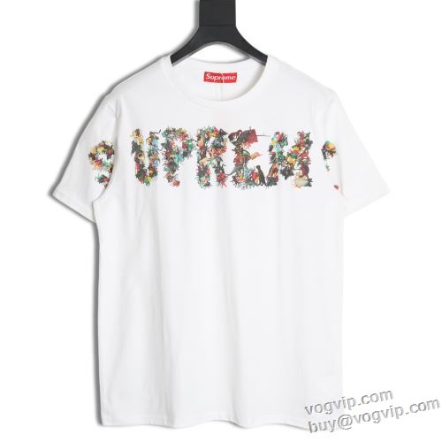 シュプリーム SUPREMEスーパーコピー 2024 吸汗性に優れ 半袖Tシャツ 2色可選 めちゃくちゃお得  