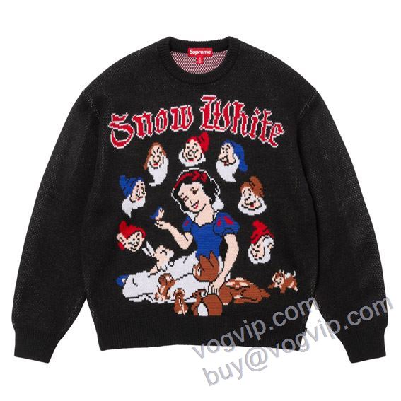 主役になる存在感 SUPREME 24FW SNOW WHITE SWEATER ニット セーター 2色可選 男女兼用 春秋 メール便対応可 シュプリームブランドスーパーコピー