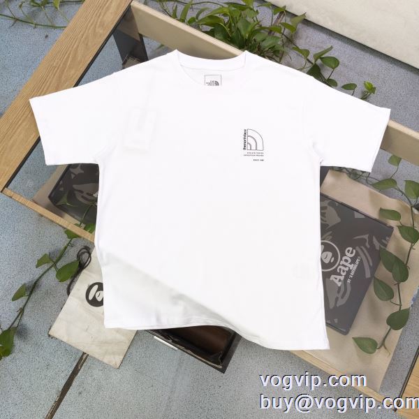 人気ブランド 半袖Tシャツ 2色可選 ザノースフェイス THE NORTH FACEブランド コピー 2024春夏新作 肌に馴染みやすい