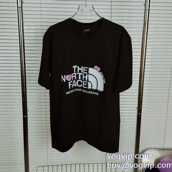 大注目！ ザノースフェイス 偽物ブランド 2024 通気性に優れた 半袖Tシャツ 2色可選