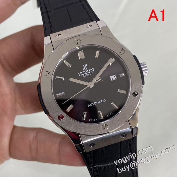 選べる極上 機械式（自動巻き） ウブロ ブランドコピー 2024最新入荷 腕時計 4色可選