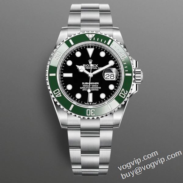 2024新作登場 業界高品質スーパーコピー ロレックス ROLEX 機械式（自動巻き） 男性用腕時計 芸能人に愛用者続出